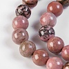 Natural Rhodonite Beads Strands G-K254-04-10mm-3