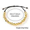 Brass Beads Braided Bead Bracelets YT5787-5-2