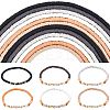 6 Colors Flat Round Handmade Polymer Clay Beads CLAY-PH0001-40B-02-1