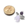 Cat Eye Beads Pendants PALLOY-TA00276-2