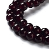 Imitation Jade Glass Beads Strands DGLA-S076-8mm-39-2
