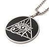 Non-Tarnish 201 Stainless Steel Pendant Necklaces LS-NJEW-K260-02P-2