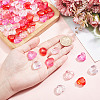 100Pcs 5 Colors Transparent Acrylic Beads TACR-HY0001-06-3