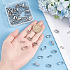 80Pcs 4 Style Stainless Steel Quick Link Connectors STAS-GA0001-42-3