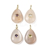 Natural Grey Moonstone Pendants G-H322-01G-07-1