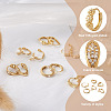 Yilisi 6Pairs 6 Styles Cubic Zirconia Hoop Earrings EJEW-YS0001-02-4