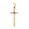 304 Stainless Steel Pendants STAS-F336-19G-01-1