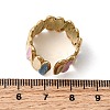 304 Stainless Steel Enamel Open Cuff Rings RJEW-L335-03A-G-5