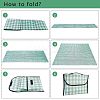 Portable Tartan Patern Non Woven Picnic Mat JX572B-02-3