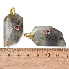 Natural Labradorite Pendants GG-CBA51ED-04G-01-2