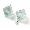 Natural Fluorite Pendants G-K338-15P-2