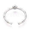 Brass Cup Peg Ring Settings KK-N274-33P-3