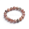 Natural Sunstone Stretch Bracelets X-BJEW-E373-10mm-04-6