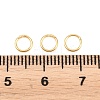 Brass Closed Jump Rings KK-D257-01G-05-3