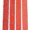 Electroplate Glass Beads Strands EGLA-A044-P3mm-B21-2