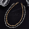 2Pcs 2 Colors Alloy Trouser Chain HJEW-PH02273-4