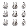Tarnish Resistant 304 Stainless Steel Bead Tips STAS-R063-22-1