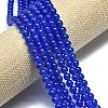 Natural Malaysia Jade Beads Strands G-L645-C01-6mm-19-3