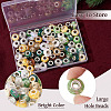 72Pcs 12 Colors Christmas Theme Resin Rondelle European Beads RESI-TA0004-88-5