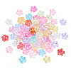 168Pcs 12 Colors Transaparent Acrylic Beads PACR-TA0001-19-3
