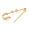 304 Stainless Steel Safety Pins Brooch Findings STAS-K252-11A-G-2