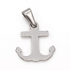 Tarnish Resistant 304 Stainless Steel Pendants STAS-I136-29A-P-1