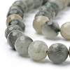 Natural Green Line Jasper Beads Strands LS-G-Q462-102-6mm-3