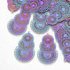 Ion Plating(IP) 304 Stainless Steel Filigree Pendants LS-STAS-R102-10-1
