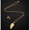 201 Stainless Steel Pendant Necklaces & Stud Earrings Sets FS-WGB00D6-07-2