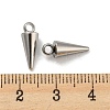 Non-Tarnish Rack Plating 201 Stainless Steel Charms STAS-S119-110P-3