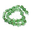 Christmas Transparent Glass Beads Strands LAMP-M021-02F-1