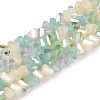 Electroplate Glass Beads Strands X-GLAA-T023-A17-03-1