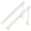 4 Pairs 2 Colors Rhinestone Chain Non-slip Bra Straps FIND-GO0002-50-1