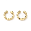 Rack Plating Brass Twist Rope Shape Cuff Earrings EJEW-G288-08G-2