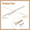 120Pcs 2 Styles Wooden Craft Sticks AJEW-GA0008-62-2