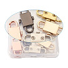 5 Colors Adjustable Alloy Chain Buckles PALLOY-TA0001-91-RS-26