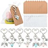 12Pcs 6 Styles Alloy & Glass Pearl Pendants Decoration HJEW-CJD00002-1