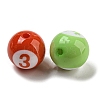 Opaque Acrylic Beads SACR-G039-01-2
