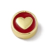 Brass Enamel Beads LS-KK-F814-06G-01-1