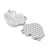 Rhodium Plated 925 Sterling Silver Charms STER-C003-10P-2