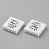 Square Food Grade Eco-Friendly Silicone Focal Beads SIL-SZC0005-21A-03-2