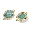 Natural Amazonite Faceted Oval Links G-B126-05G-03-2