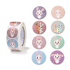 8 Patterns Easter Theme Self Adhesive Paper Sticker Rolls DIY-C060-03G-1