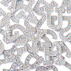 Alphabet Resin Rhinestone Patches DIY-TAC0005-45D-13