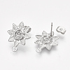 Non-Tarnish 304 Stainless Steel Stud Earring Findings STAS-T045-17P-1