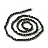 Synthetic Green Goldstone Beads Strands G-E591-07B-3