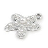 Alloy Rhinestone Pendants FIND-F013-06B-P-2