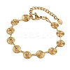 304 Stainless Steel Link Chain Bracelets for Women BJEW-Z143-26G-4