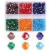 600Pcs 6 Styles Electroplate Glass Bead Strands EGLA-YW0001-66C-1