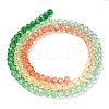 Transparent Painted Glass Beads Strands DGLA-A034-T4mm-A04-5